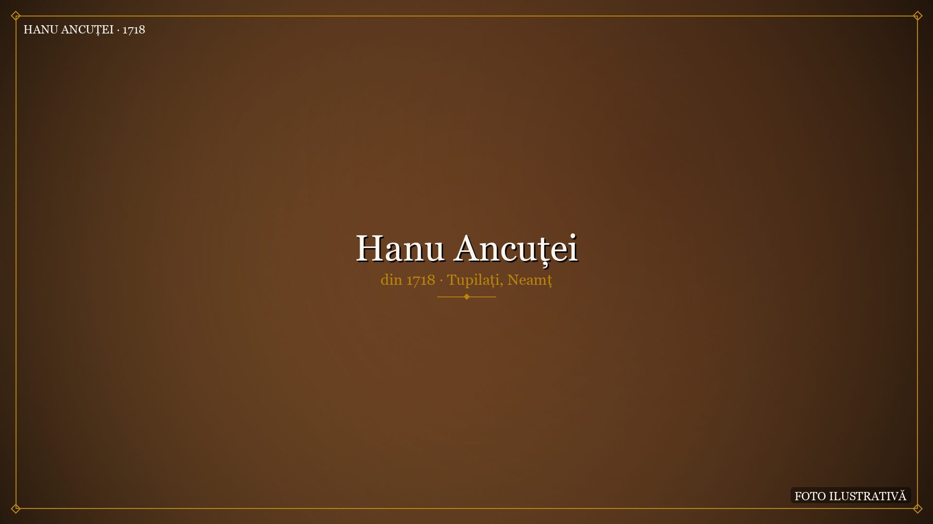Hanu Ancuței, fațada din 1718